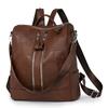 Retro Women's Backpack Large Capacity Commuter Backpack Multi-functional Foreign Portable Shoulder Bag