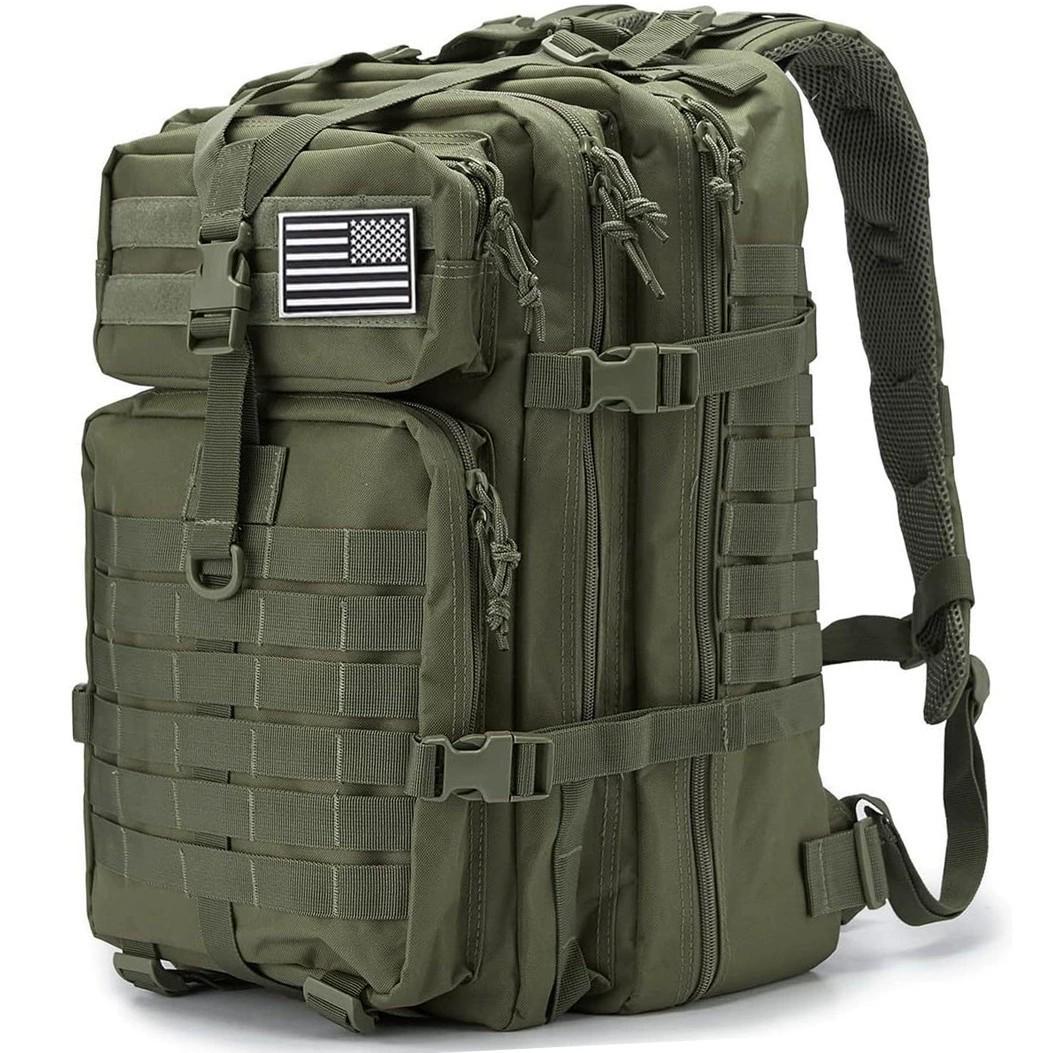 

Tactical Camouflage Backpack: Large Capacity, Waterproof for Outdoor and Sports Activities 20-35L чёрный