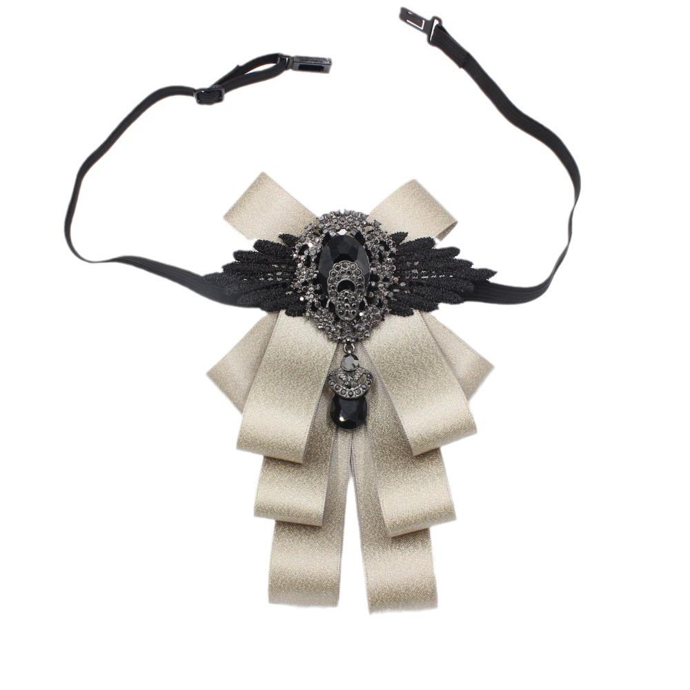 European American Style Men's Wedding Formal Wear Bow Tie with Shirt Lapel Flower Accessories - TS296