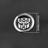 Naklejki Samochodowe Kolekcjonerskie Transformers 3D Transformacja - Stop Cynku Odpowiednie dla Fanów Transformers Odklej i Przyklej do Dekoracji Pojazdu