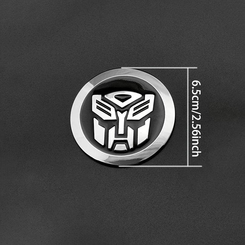 Naklejki Samochodowe Kolekcjonerskie Transformers 3D Transformacja - Stop Cynku Odpowiednie dla Fanów Transformers Odklej i Przyklej do Dekoracji Pojazdu