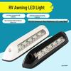 Versatile RV Outdoor LED Porch and Awning Lamp, Wide Beam, 12V/24V