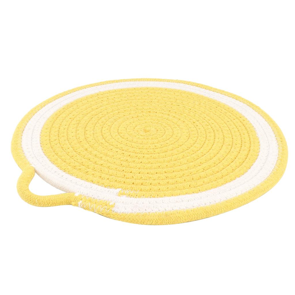 Cotton Rope Coaster Fruit Shape Nordic Style Dining Table Insulation Mat Picnic Placemat Cotton Kitchen Table
