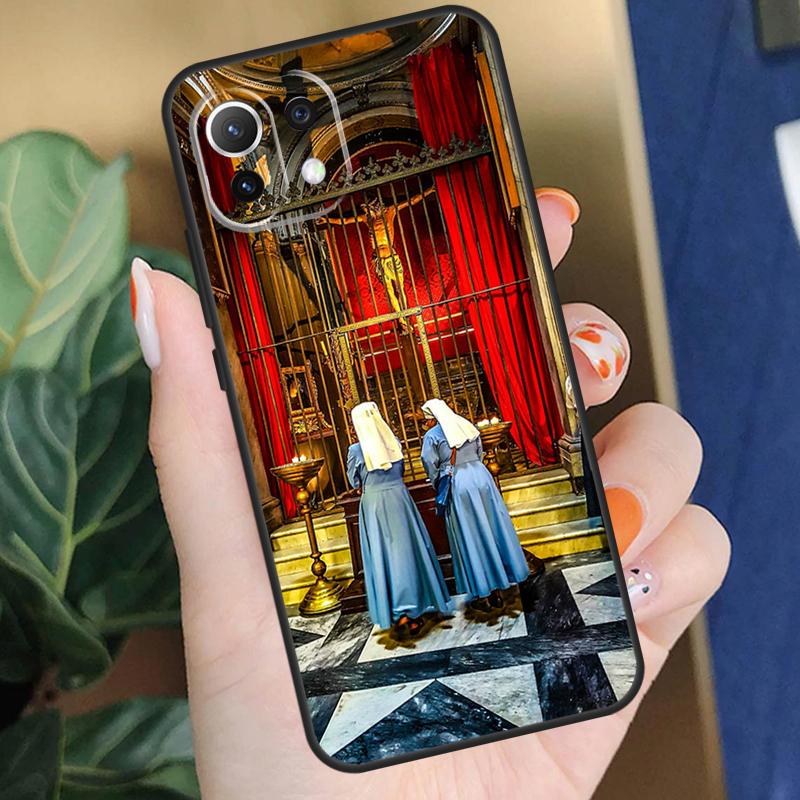 Sister Style Nun Sexy Girl Case For Xiaomi 15 14 Ultra 13T 14T 15T Pro 17 Pro Max POCO X7 Pro X5 X6 F5 F6 F7 F8 Coque