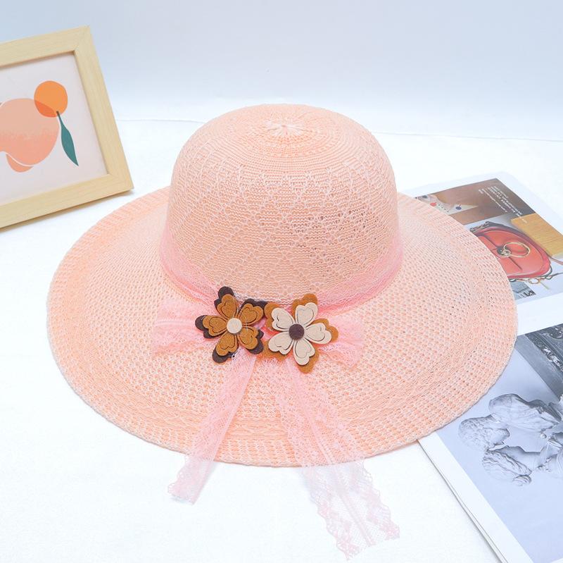 New Straw Hat Women's Outdoor Sunshade Sunscreen Hat Big Brim Trendy Vacation Beach Hat Breathable Cool Hat