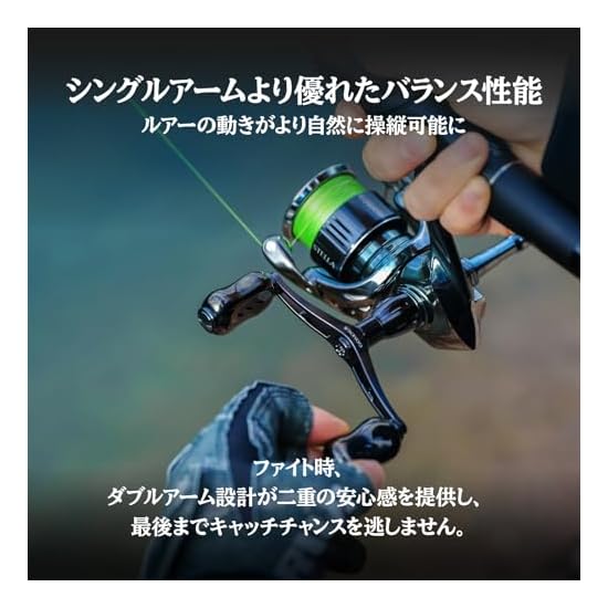 Gomexus CY98 Reel Handle for Shimano Spinning Reels, Double Handle for Stella, Nasci, Twin Power, Re