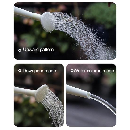 1.8L Watering Can with Long Spout Garden Jug with Sprinkler Rose Lightweight Plastic Watering Can for Houseplants Outdoor Plants