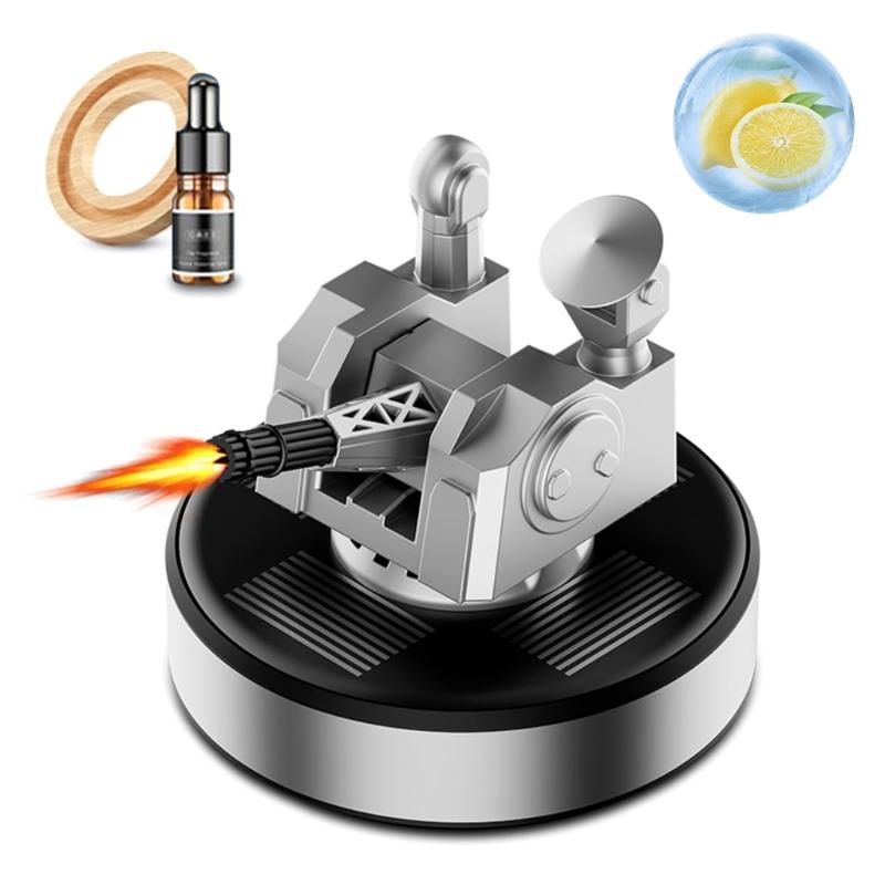 

Solar Activated 360 Rotating Automotive Air Fresheners Model Dynamic Solar Powered Rotating Vehicle Decoration for Car