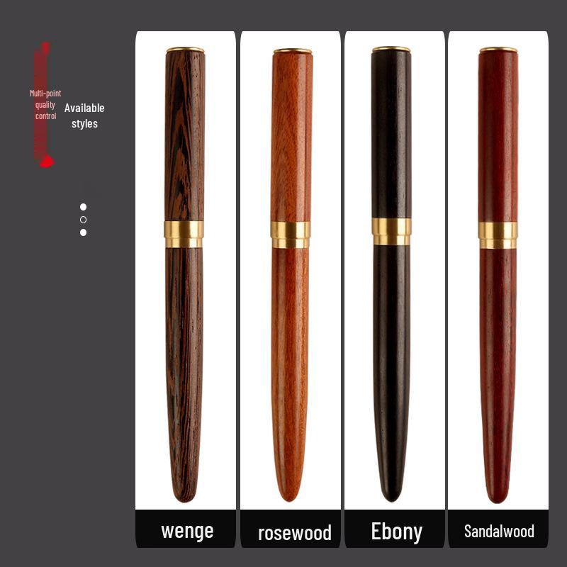 Brass Rosewood Fountain Pen - Custom Engraving Available - Ideal for Office Gifts