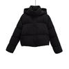 Autumn New Women's Fashion French Niche Loose and Versatile Hooded Short Jacket Short Bread Jacket Cotton Jacket