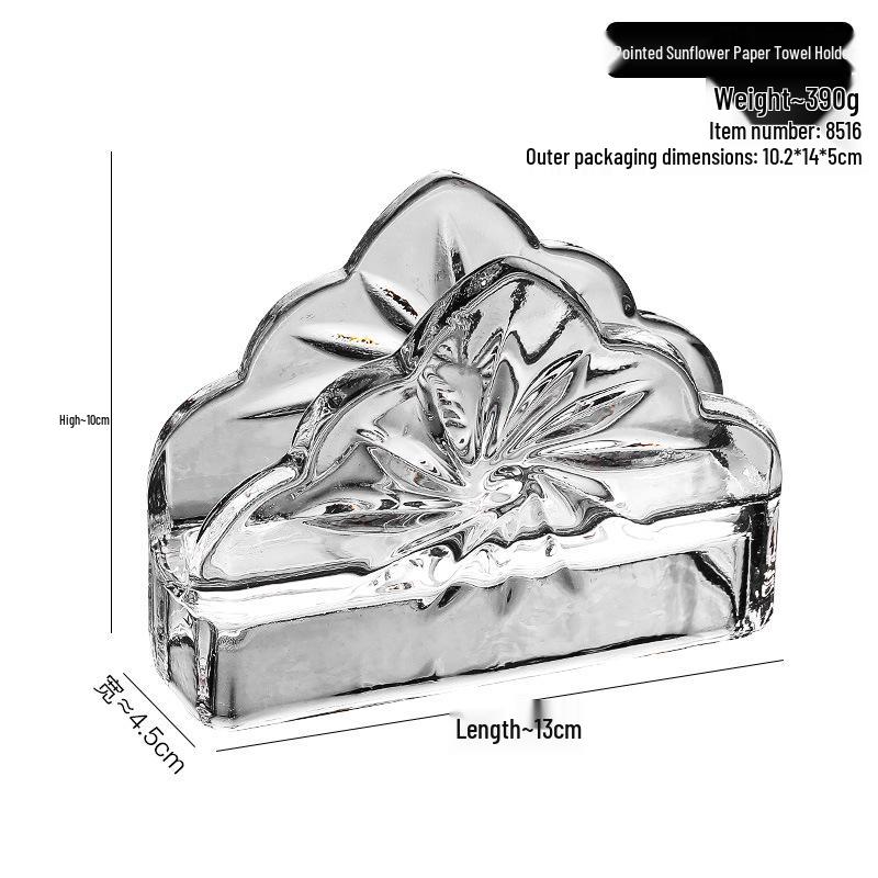 Nordic Stainless Steel Square Napkin Holder for Table or Restaurant