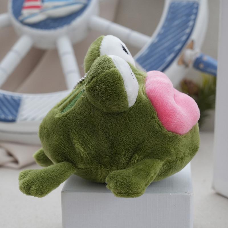 Frog Cute Stuffed Animal Keychain With Pp Cotton For Kids Gift