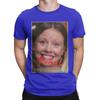 Men T-Shirts Pearl Phrase Horror Movie Halloween Leisure Cotton Tees Short Sleeve T Shirt Round Collar Tops Plus Size