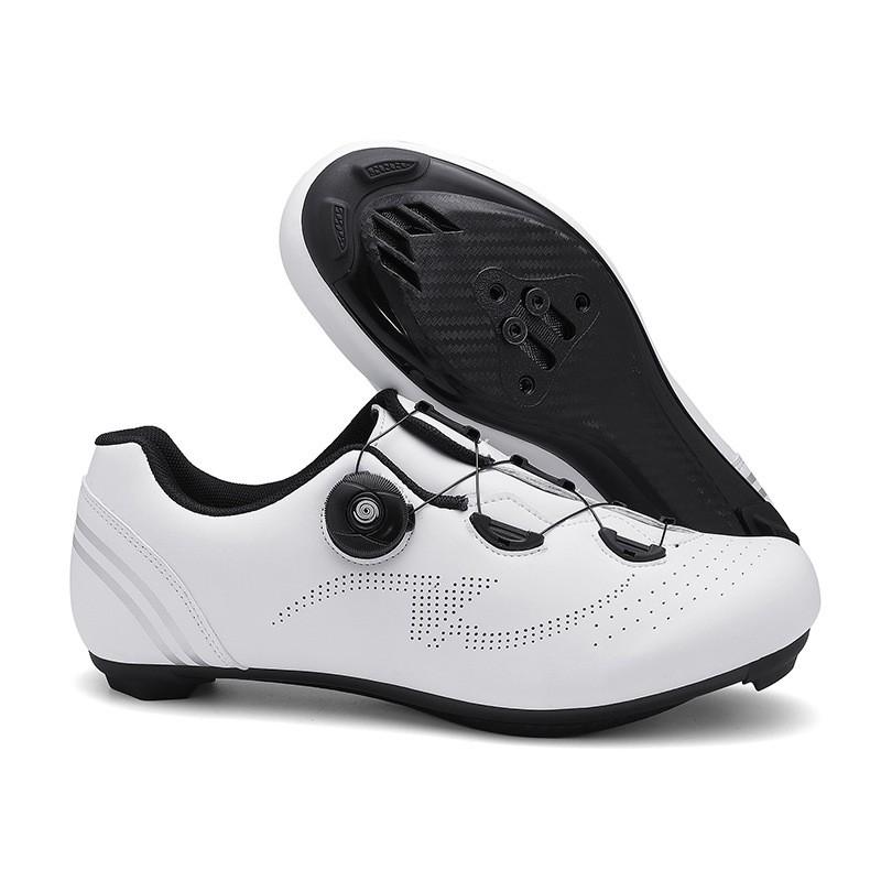 Mens Cycling Shoes With Stiff Sole Breathable Road MTB Indoor Trainer Non-Cleat Clipless Options