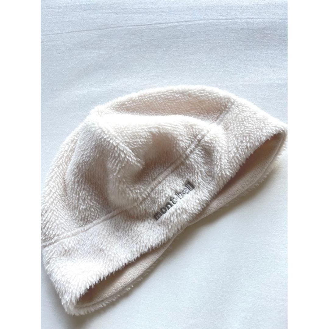 Used mont-bell fleece knit hat M/L white