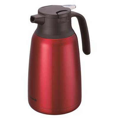 Peacock Insulated Tabletop Stainless Pot, Pot, Insulated, Cold, 1.5L, Steel, Red, AHR-150-R