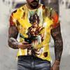 2026 Summer Men's Short Sleeve Fitness Tee Dragon Ball Goku Kakarot Vegeta Tshirt Super Saiyan