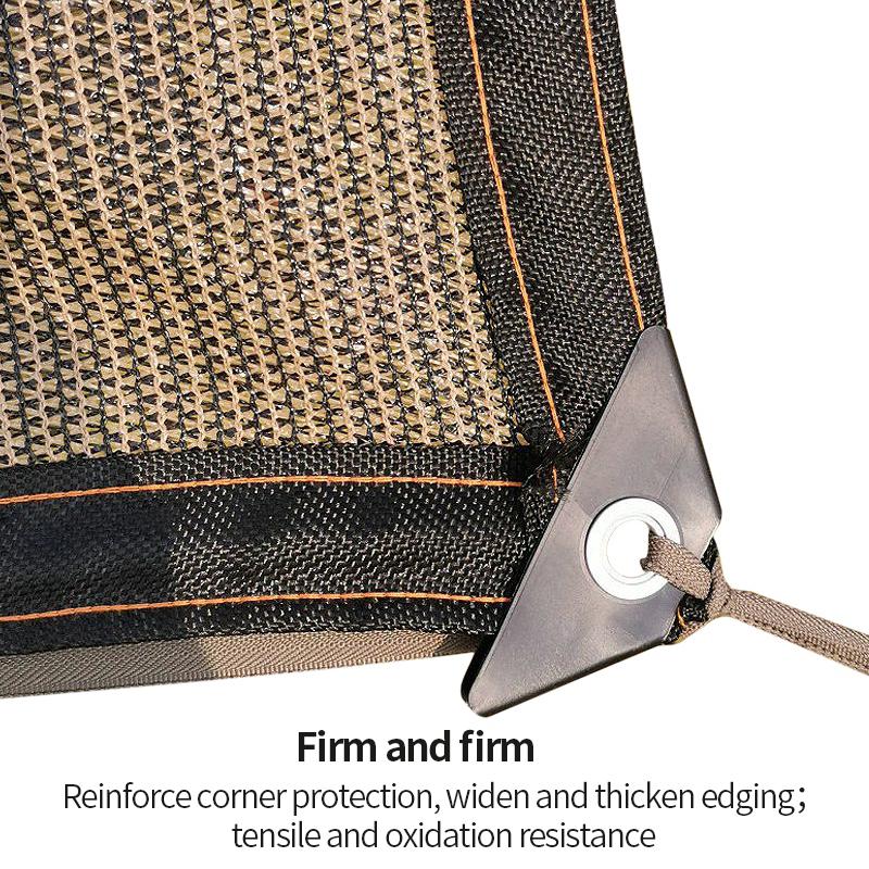 90% Shading Rate Sunshade Net Sun Shelter Shade Cloth Outdoor Canopy Awning Carport UV Protection Plant Shading Mesh Pergola