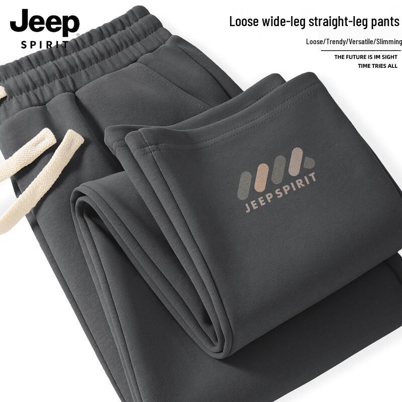 

JEEP SPIRIT Men s 2025 Loose Straight-Leg Casual Pants 3XL