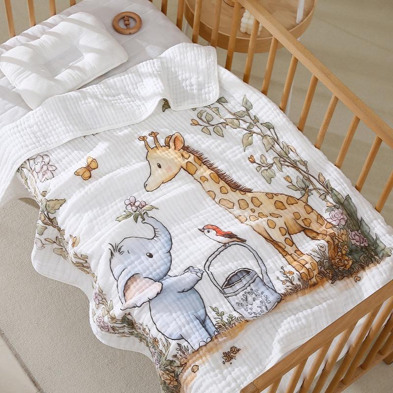 Multi-Purpose Infant Wrap - Ultra-Soft Gauze Receiving Blanket for Newborns & Toddlers for Summer/AC Use