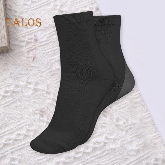 Șosete hidratante cu gel pentru tratament pentru picioare Șosete pentru echipaj din silicon pentru femei, spa, pedichiură, șosete pentru îngrijirea călcâielor uscate crăpate