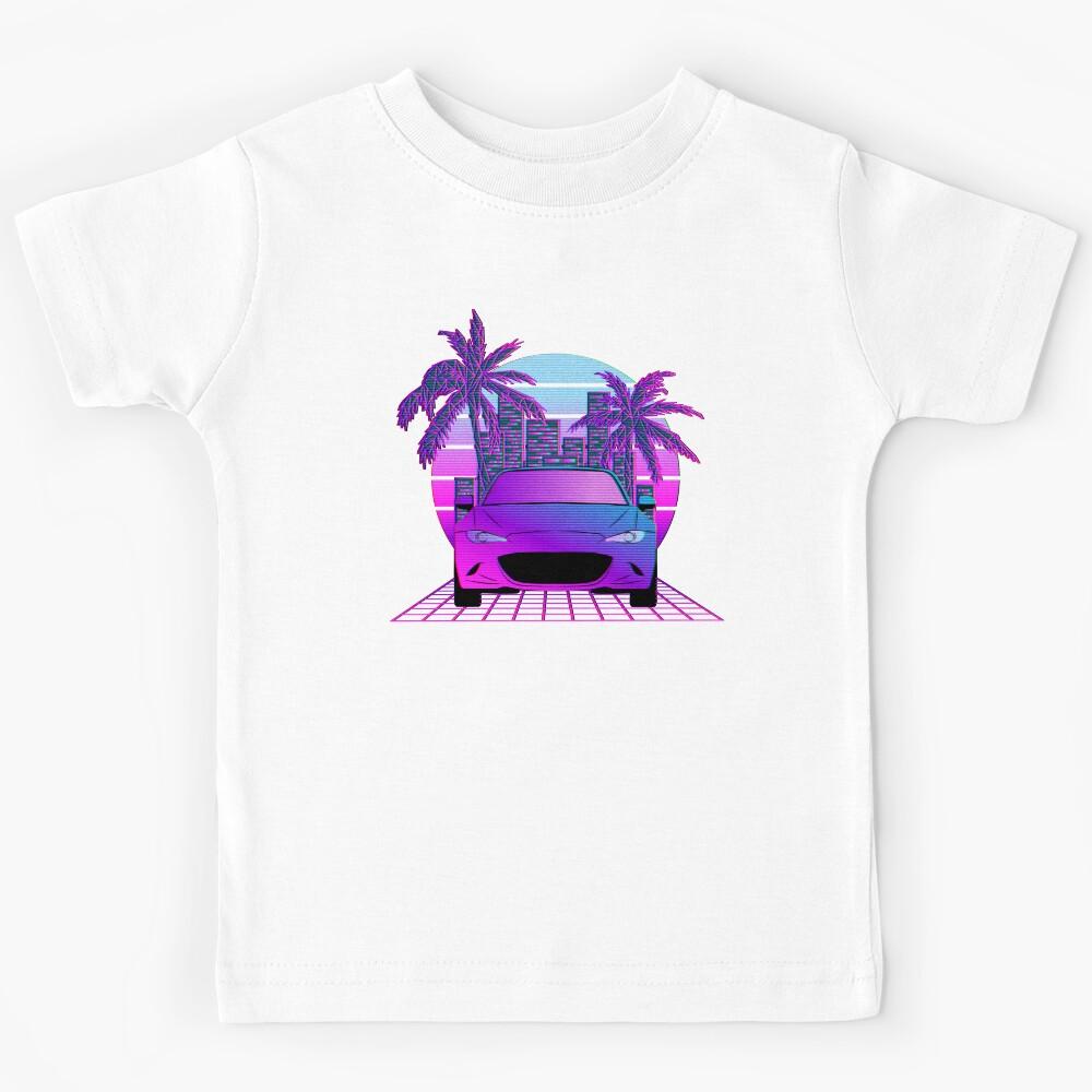 Synthwave Miata ND Kids T-Shirt 150