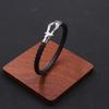 Titanium Steel Bracelet Braided Horseshoe Buckle Gold-plated Bracelet, Stainless Steel U-shaped Bracelet Men and Women DIY Couple Tide Bracelet