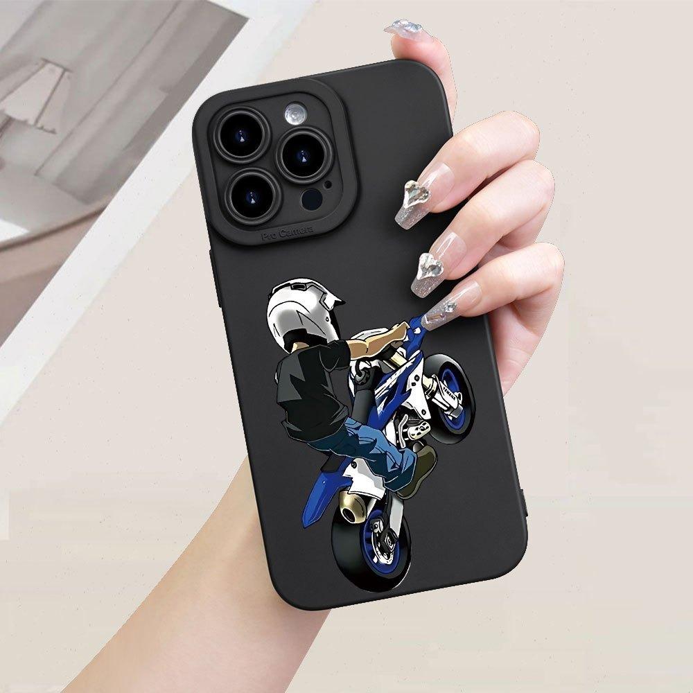 Motorcycle Rider Design Phone Case For Samsung Galaxy S26 S25 S24 Ultra S23 S21 FE S22 Plus 5G A16 A26 A36 A56 A55 A54 A53 Cover