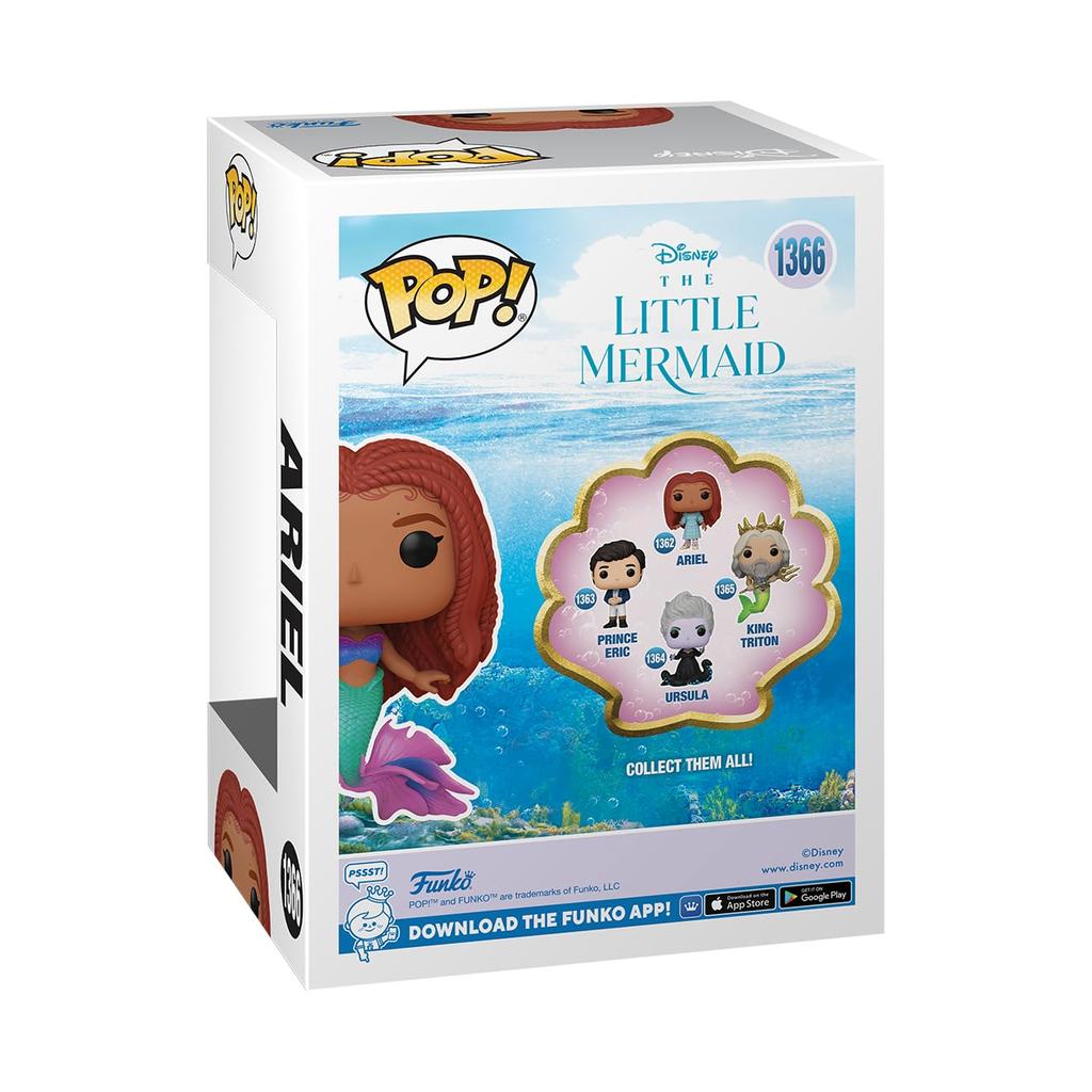 Funko DISNEY ARIEL MIT LILA FLOSSEN Ariel Figur [SDCC/Funko Web/Target Exklusiv] POP!
