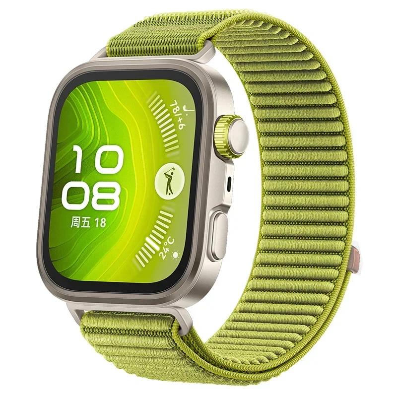 Nylon Loop For Huawei Watch Fit 4 Pro Strap Replacement Sports Field Bracelet for Huawei Fit 3-Fit 4 Bands Accessories
