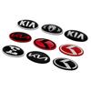 Car Steering Wheel Logo Emblem Sticker Decals for KIA K Sportage Niro Rio Ceed Cerato Soul Sorento Picanto Optima K3 K5 Sonic K6