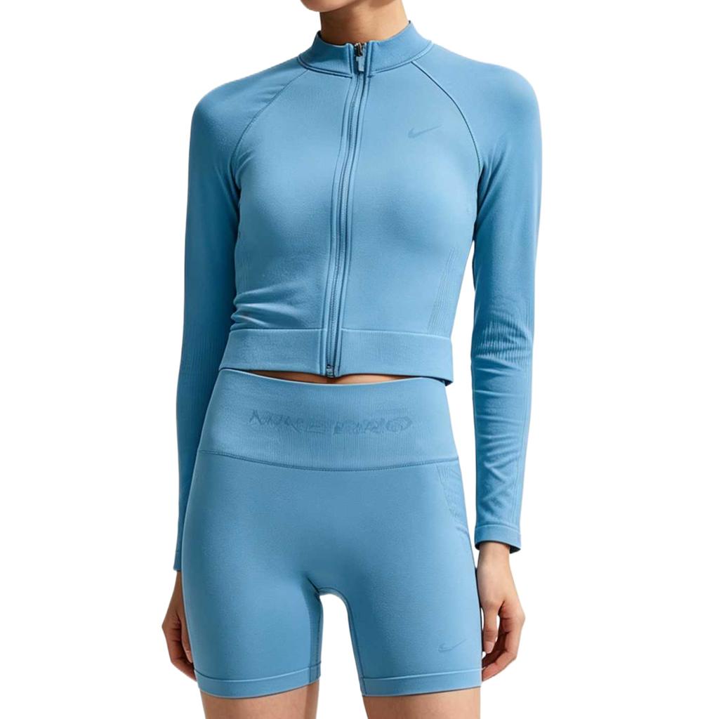 Nike Pro Long Sleeve Zip Comfort Fitness Top Women tops IO4467-486