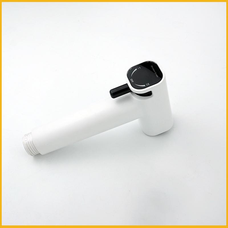 Set Bidet Portatile con Doccetta a Mano Montaggio a Parete Bianco Pistola a Spruzzo Doccia Portatile Rubinetto Risciacquo ad Alta Pressione Spruzzatore Accessori Bagno