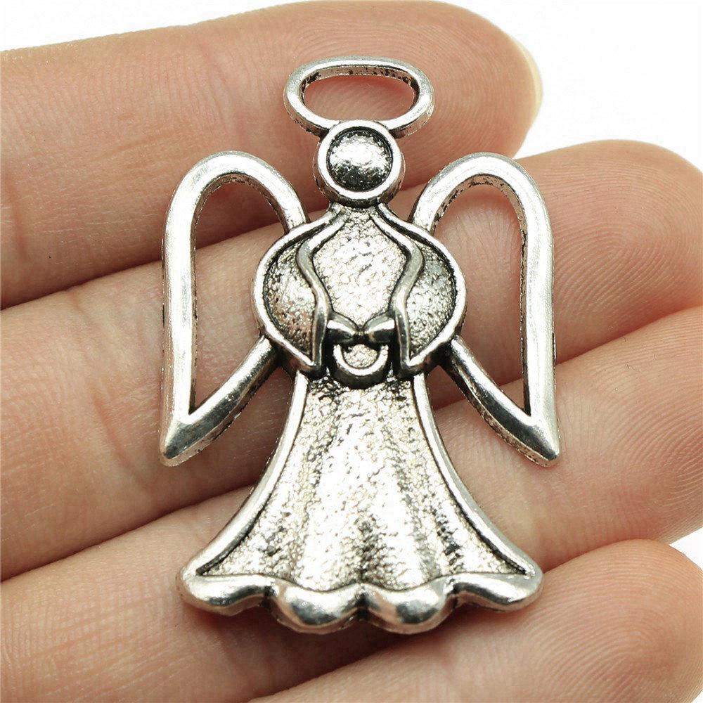 Big Angel Charms Pendant Couple Jewelry Unusual Gifts For