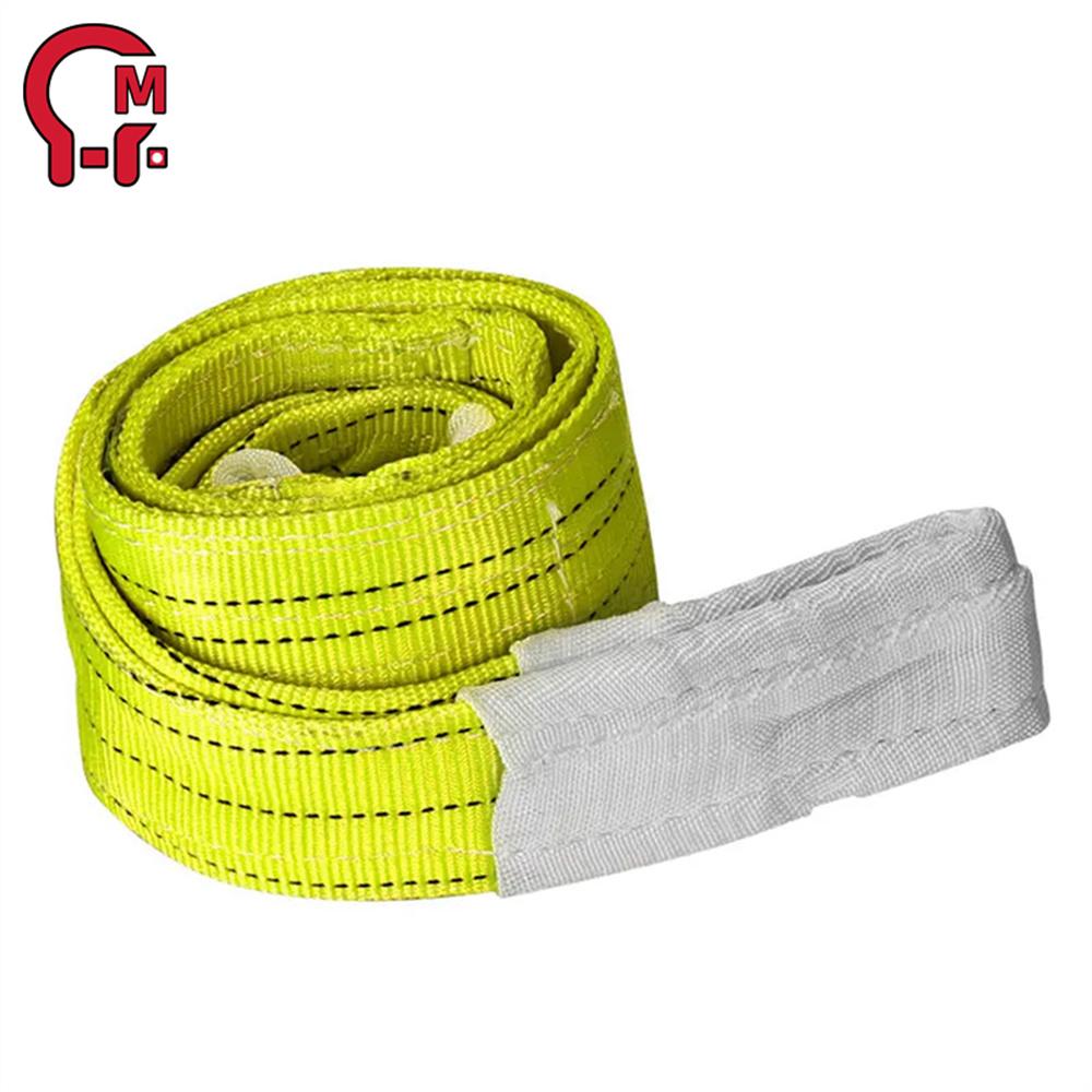 HLM Color Coded Webbing Sling High Breaking Strength for Workshop Lifting Construction Hoisting and Equipment Lifting