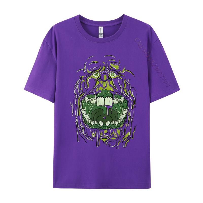 Slimer Face Halloween Costume Casual Tshirts Wholesale Camisa Leisure Cotton Student Luxury Designer T-Shirts