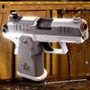 For Bailiff 2011 Pistol Toy Soft Bullet Shell Throwing Gun Manual Linkage Recocking Shooting Launcher for Boys and Adults In CS