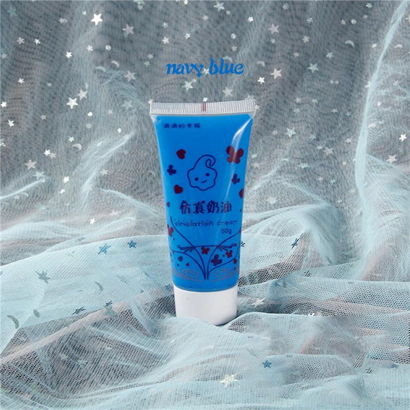 1Pcs (50Ml) Resin Diy Fake Whipped Cream Clay Simulation Cream Gel Antifreeze Mobile Shell Beauty Diy Craft Soft Clay Decoration