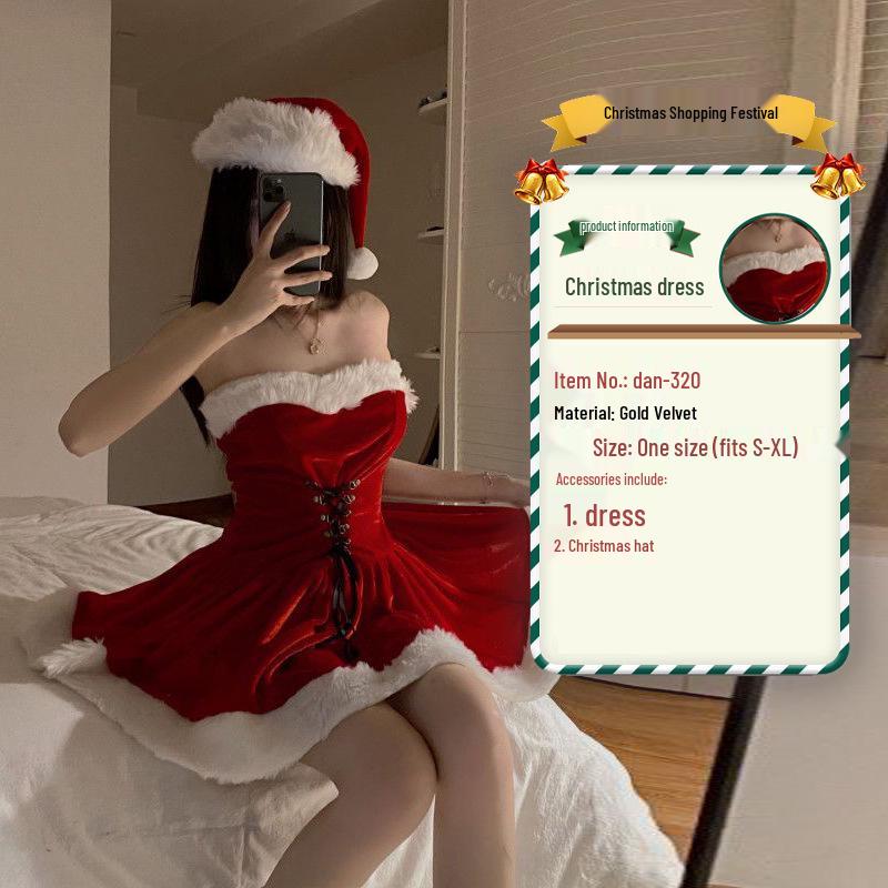 2024 Zeštíhlující mini šaty: Novoroční a vánoční sváteční pódiové oblečení