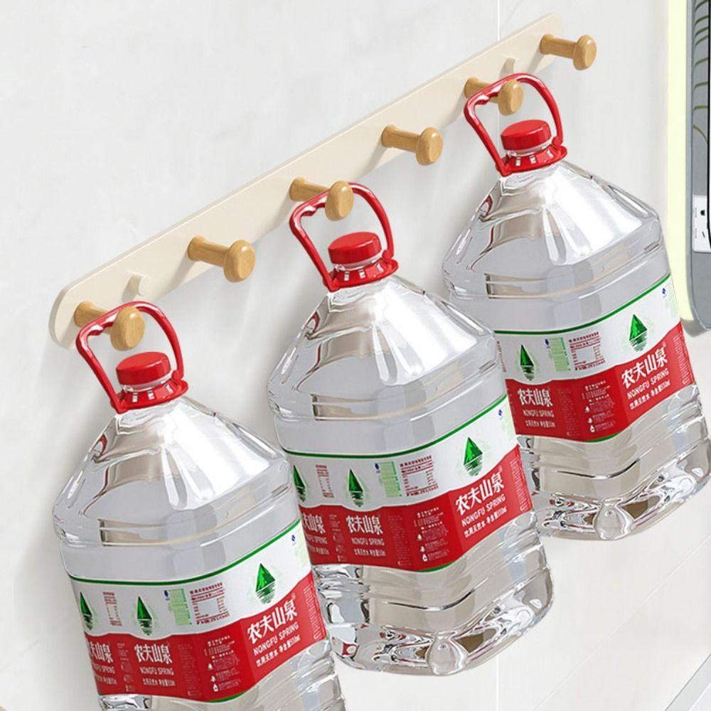 No Punching Row Hook Traceless Clothing Hook Practical Sundries Storage Rack  Shower Room