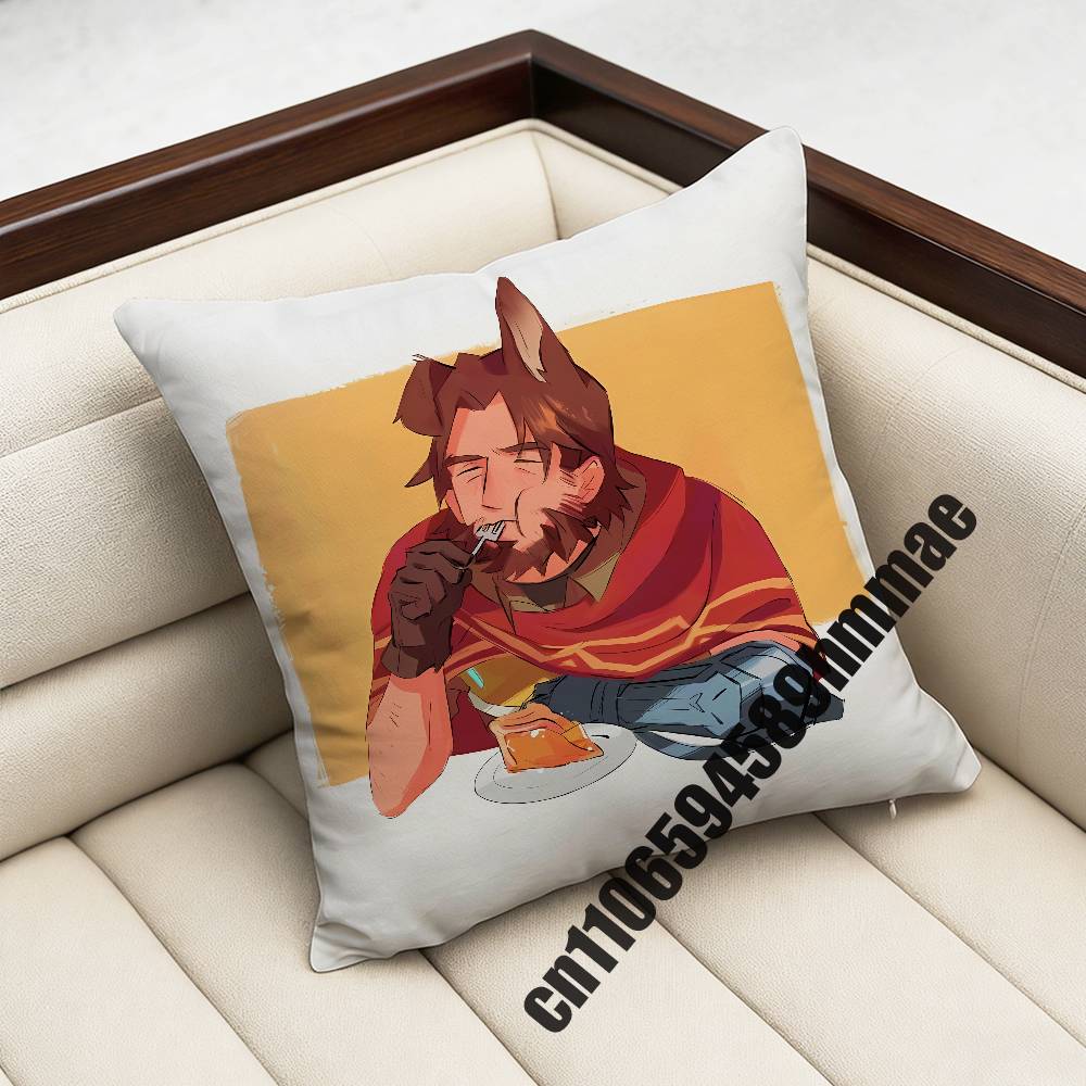 For Emre O-Overwatch Throw Pillow Case Sham 45X45Cm 40X40Cm Square Car Pillowcase Pad Cushion Cover