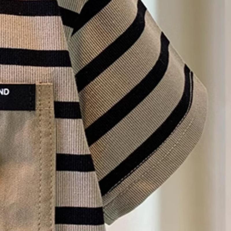 0-5 Jahre Jungen Sommer-Outfit-Set kurzärmelig Shorts Kinder gestreift Baby Zweiteiler