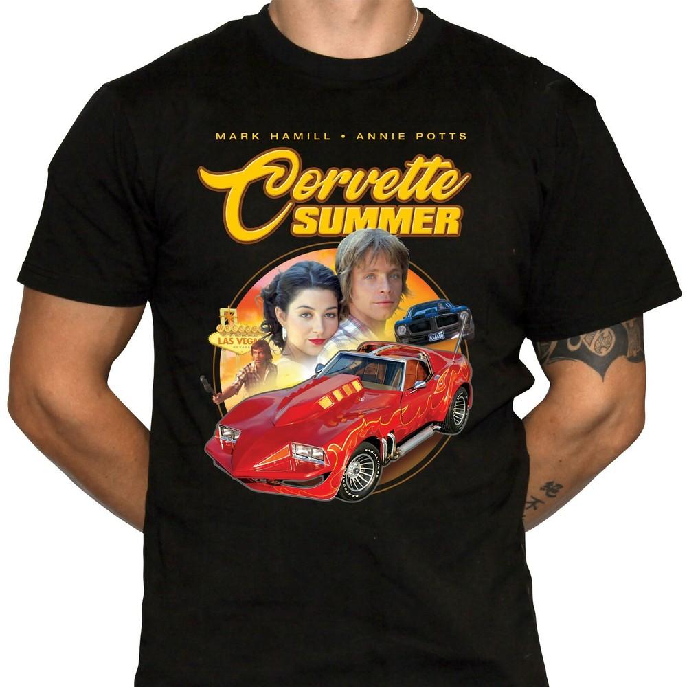 Corvette Summer T-shirt Cult Classic Car Movie 1970s Muscle Car Movie M