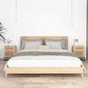 VidaXL Bedside Tables 2 Pcs, Nightstands with Compartment, Bed Cabinets, Bedroom Storage Furniture, 352096