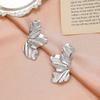 Punk Party Vintage Geometric Clip On Earrings for Women Simple Trendy Petal Earrings Trendy Ear Jewelry Accessories Gift