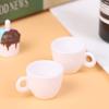 3Pcs 1:6 Dollhouse Miniature Creative New Mini Coffee Cup Model Kitchen Accessories For Doll House Decor Toys Gift