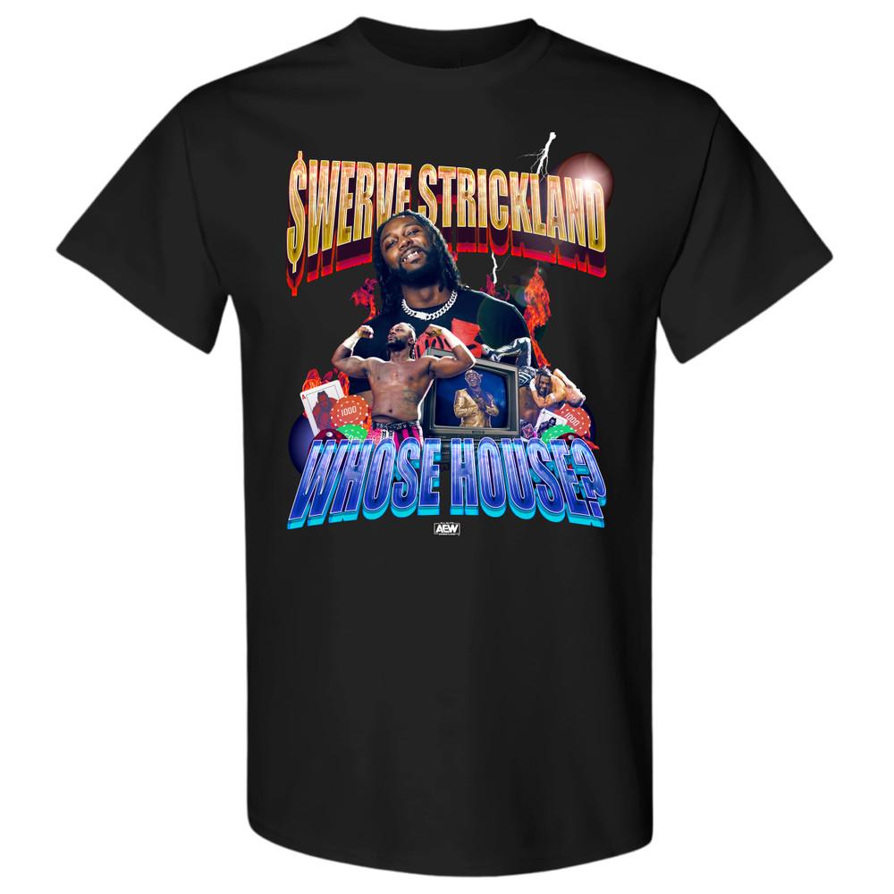 

SWERVE STRICKLAND DEALER#039;S CHOICE AEW Official TShirt Unisex T-Shirt S