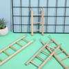 4Pcs Wooden Bird Ladder, Bird Ladder for Cage, Birds Toys for Parakeets Parrots Cockatoo Lovebirds Birdie, Wooden Ladders Basics Climbing