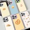 Süße Brot-Toast-Handyhülle Für iPhone 17 16 15 14 13 12 11 Pro Max Plus Pro Bunte Hülle