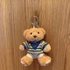 6 Inch Plush Bear Keychain Cartoon Bear Bag Charm Cute Stuffed Animal Keyring for Backpack Handbag Keys Hanging Accessories